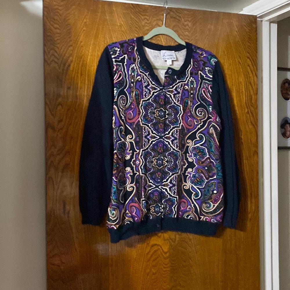 Lines / cardigan / size 1X